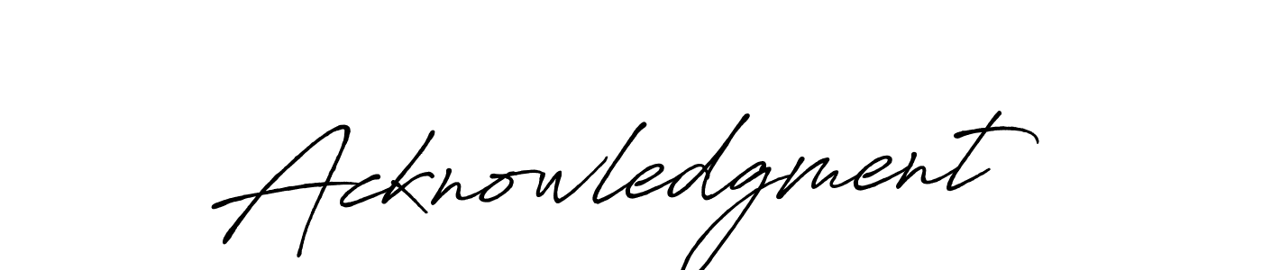 Similarly Antro_Vectra_Bolder is the best handwritten signature design. Signature creator online .You can use it as an online autograph creator for name Acknowledgment. Acknowledgment signature style 7 images and pictures png