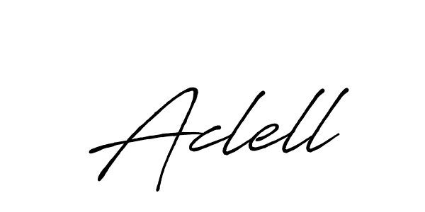 Best and Professional Signature Style for Aclell. Antro_Vectra_Bolder Best Signature Style Collection. Aclell signature style 7 images and pictures png