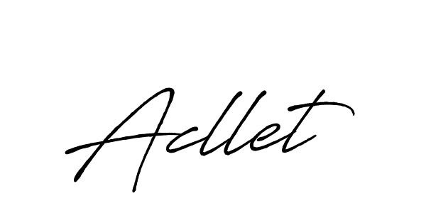 Similarly Antro_Vectra_Bolder is the best handwritten signature design. Signature creator online .You can use it as an online autograph creator for name Acllet. Acllet signature style 7 images and pictures png