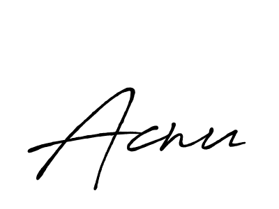 if you are searching for the best signature style for your name Acnu. so please give up your signature search. here we have designed multiple signature styles  using Antro_Vectra_Bolder. Acnu signature style 7 images and pictures png