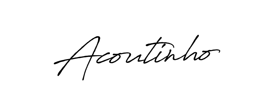 How to Draw Acoutinho signature style? Antro_Vectra_Bolder is a latest design signature styles for name Acoutinho. Acoutinho signature style 7 images and pictures png