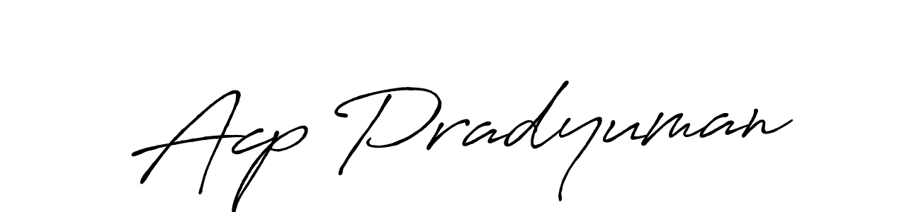 Similarly Antro_Vectra_Bolder is the best handwritten signature design. Signature creator online .You can use it as an online autograph creator for name Acp Pradyuman. Acp Pradyuman signature style 7 images and pictures png