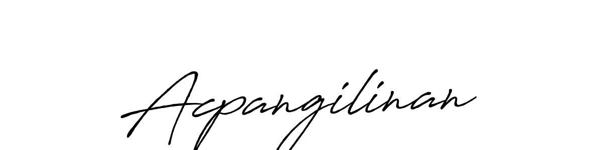 The best way (Antro_Vectra_Bolder) to make a short signature is to pick only two or three words in your name. The name Acpangilinan include a total of six letters. For converting this name. Acpangilinan signature style 7 images and pictures png