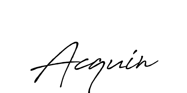You should practise on your own different ways (Antro_Vectra_Bolder) to write your name (Acquin) in signature. don't let someone else do it for you. Acquin signature style 7 images and pictures png