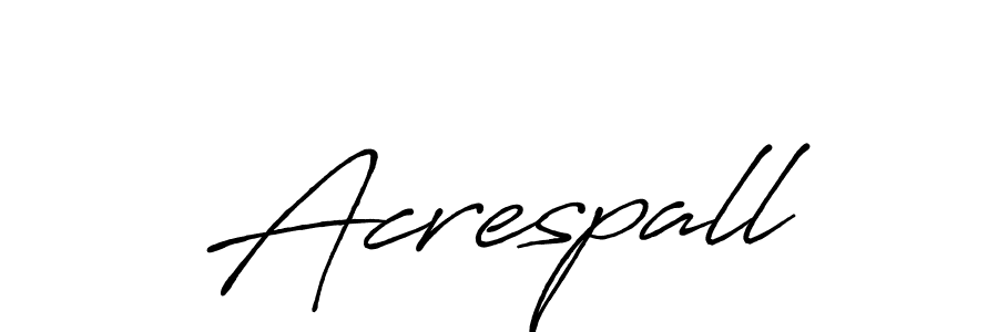 Make a short Acrespall signature style. Manage your documents anywhere anytime using Antro_Vectra_Bolder. Create and add eSignatures, submit forms, share and send files easily. Acrespall signature style 7 images and pictures png