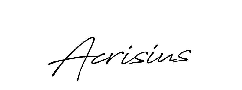 Make a beautiful signature design for name Acrisius. Use this online signature maker to create a handwritten signature for free. Acrisius signature style 7 images and pictures png