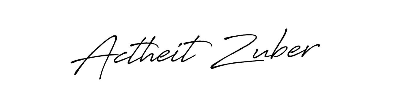 The best way (Antro_Vectra_Bolder) to make a short signature is to pick only two or three words in your name. The name Actheit Zuber include a total of six letters. For converting this name. Actheit Zuber signature style 7 images and pictures png