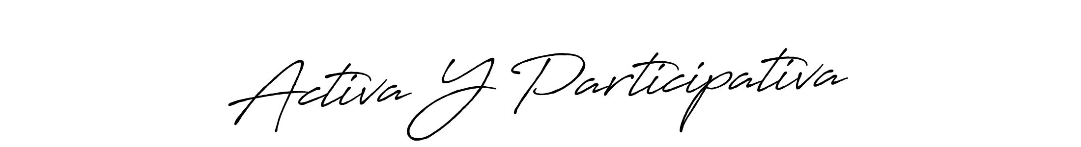 Antro_Vectra_Bolder is a professional signature style that is perfect for those who want to add a touch of class to their signature. It is also a great choice for those who want to make their signature more unique. Get Activa Y Participativa name to fancy signature for free. Activa Y Participativa signature style 7 images and pictures png
