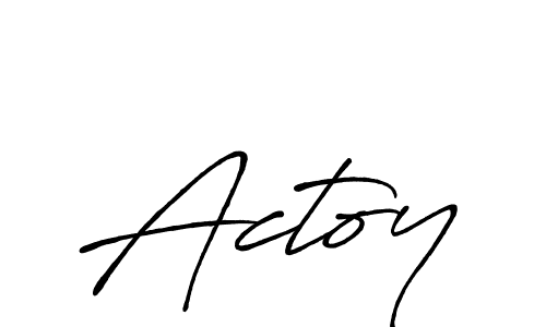 Once you've used our free online signature maker to create your best signature Antro_Vectra_Bolder style, it's time to enjoy all of the benefits that Actoy name signing documents. Actoy signature style 7 images and pictures png