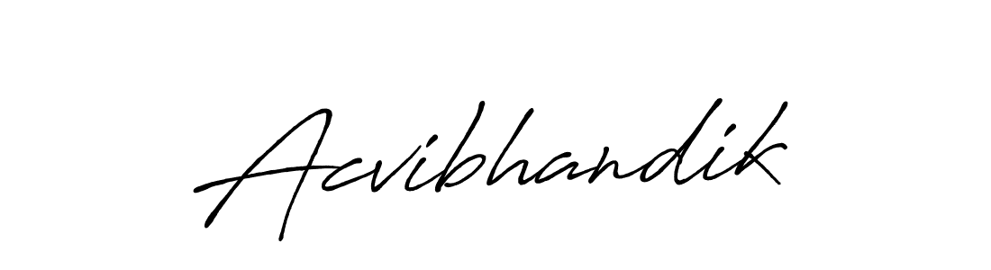 How to Draw Acvibhandik signature style? Antro_Vectra_Bolder is a latest design signature styles for name Acvibhandik. Acvibhandik signature style 7 images and pictures png