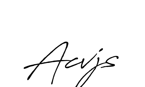 Also You can easily find your signature by using the search form. We will create Acvjs name handwritten signature images for you free of cost using Antro_Vectra_Bolder sign style. Acvjs signature style 7 images and pictures png