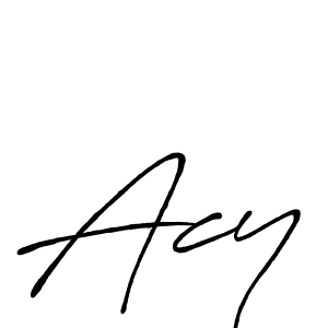 Also You can easily find your signature by using the search form. We will create Acy name handwritten signature images for you free of cost using Antro_Vectra_Bolder sign style. Acy signature style 7 images and pictures png