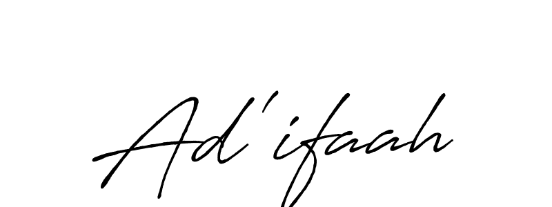 You can use this online signature creator to create a handwritten signature for the name Ad'ifaah. This is the best online autograph maker. Ad'ifaah signature style 7 images and pictures png