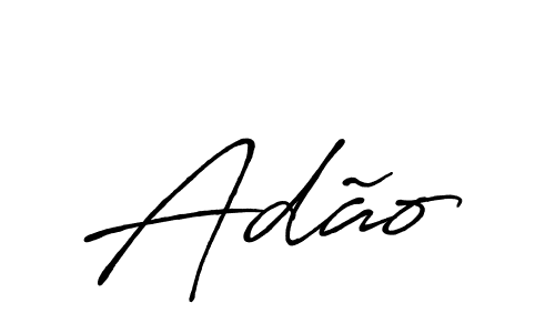 Create a beautiful signature design for name Adão. With this signature (Antro_Vectra_Bolder) fonts, you can make a handwritten signature for free. Adão signature style 7 images and pictures png