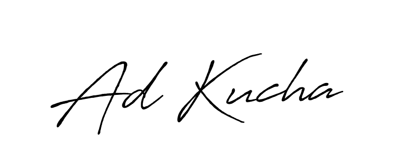 Make a beautiful signature design for name Ad Kucha. With this signature (Antro_Vectra_Bolder) style, you can create a handwritten signature for free. Ad Kucha signature style 7 images and pictures png