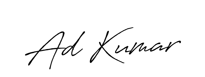 Make a beautiful signature design for name Ad Kumar. Use this online signature maker to create a handwritten signature for free. Ad Kumar signature style 7 images and pictures png