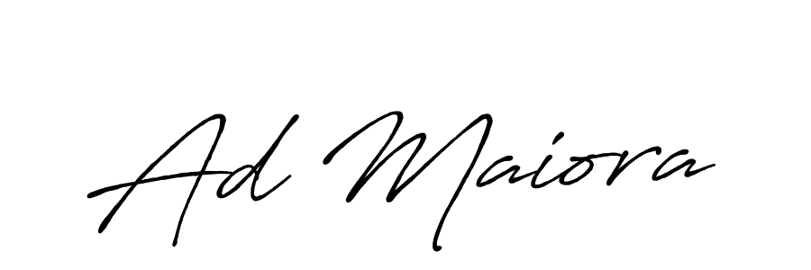 Also we have Ad Maiora name is the best signature style. Create professional handwritten signature collection using Antro_Vectra_Bolder autograph style. Ad Maiora signature style 7 images and pictures png