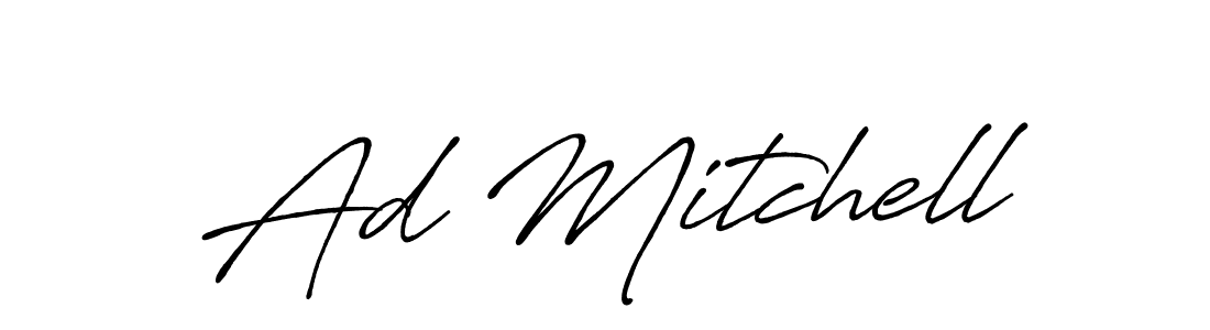 Make a short Ad Mitchell signature style. Manage your documents anywhere anytime using Antro_Vectra_Bolder. Create and add eSignatures, submit forms, share and send files easily. Ad Mitchell signature style 7 images and pictures png