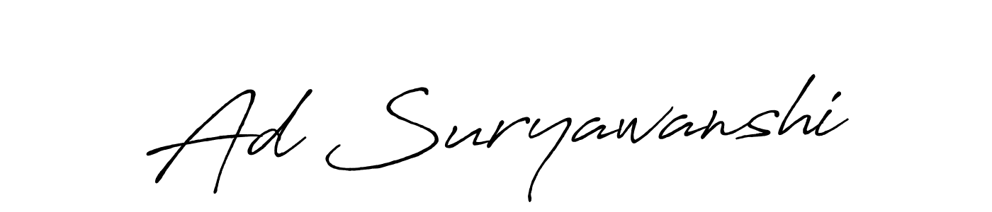 Once you've used our free online signature maker to create your best signature Antro_Vectra_Bolder style, it's time to enjoy all of the benefits that Ad Suryawanshi name signing documents. Ad Suryawanshi signature style 7 images and pictures png