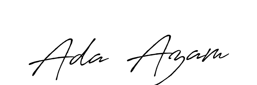 Also we have Ada  Azam name is the best signature style. Create professional handwritten signature collection using Antro_Vectra_Bolder autograph style. Ada  Azam signature style 7 images and pictures png