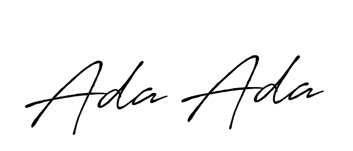 Design your own signature with our free online signature maker. With this signature software, you can create a handwritten (Antro_Vectra_Bolder) signature for name Ada Ada. Ada Ada signature style 7 images and pictures png