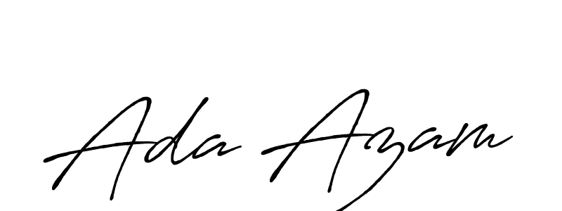 How to make Ada Azam signature? Antro_Vectra_Bolder is a professional autograph style. Create handwritten signature for Ada Azam name. Ada Azam signature style 7 images and pictures png
