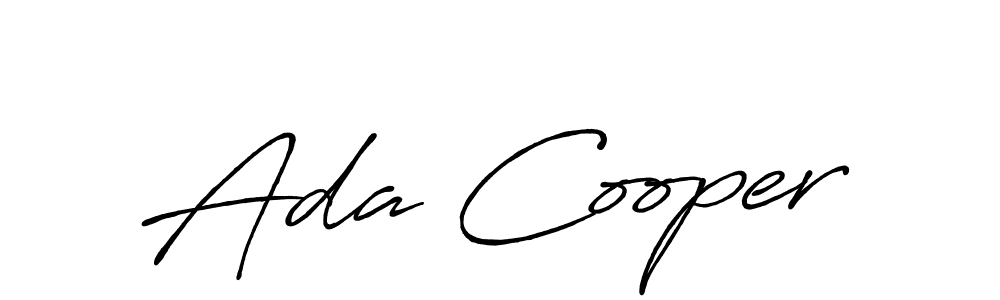 You should practise on your own different ways (Antro_Vectra_Bolder) to write your name (Ada Cooper) in signature. don't let someone else do it for you. Ada Cooper signature style 7 images and pictures png