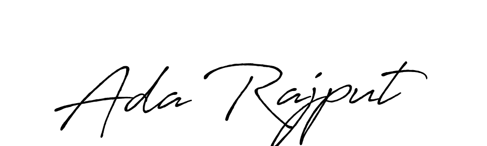 Also You can easily find your signature by using the search form. We will create Ada Rajput name handwritten signature images for you free of cost using Antro_Vectra_Bolder sign style. Ada Rajput signature style 7 images and pictures png