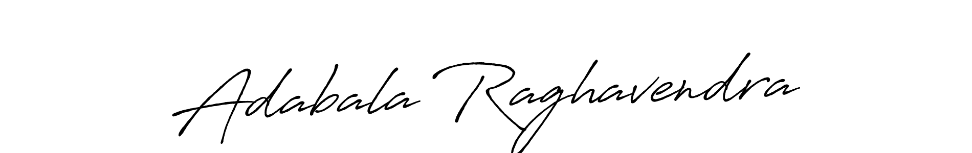 How to make Adabala Raghavendra signature? Antro_Vectra_Bolder is a professional autograph style. Create handwritten signature for Adabala Raghavendra name. Adabala Raghavendra signature style 7 images and pictures png