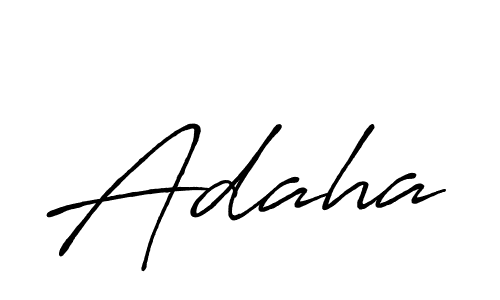 It looks lik you need a new signature style for name Adaha. Design unique handwritten (Antro_Vectra_Bolder) signature with our free signature maker in just a few clicks. Adaha signature style 7 images and pictures png