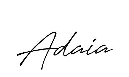 How to make Adaia signature? Antro_Vectra_Bolder is a professional autograph style. Create handwritten signature for Adaia name. Adaia signature style 7 images and pictures png