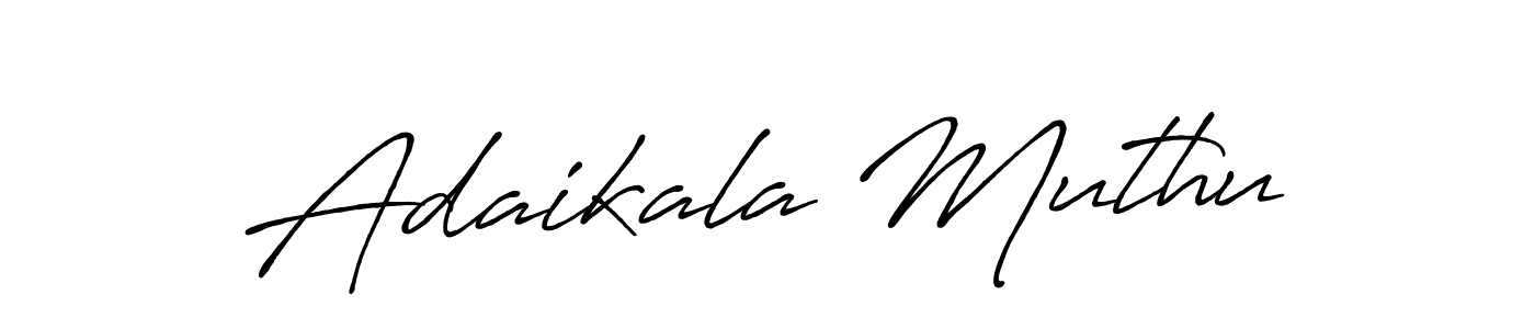 Design your own signature with our free online signature maker. With this signature software, you can create a handwritten (Antro_Vectra_Bolder) signature for name Adaikala Muthu. Adaikala Muthu signature style 7 images and pictures png