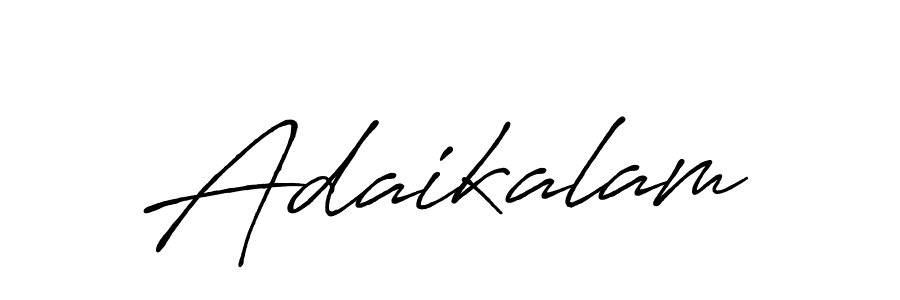 It looks lik you need a new signature style for name Adaikalam. Design unique handwritten (Antro_Vectra_Bolder) signature with our free signature maker in just a few clicks. Adaikalam signature style 7 images and pictures png