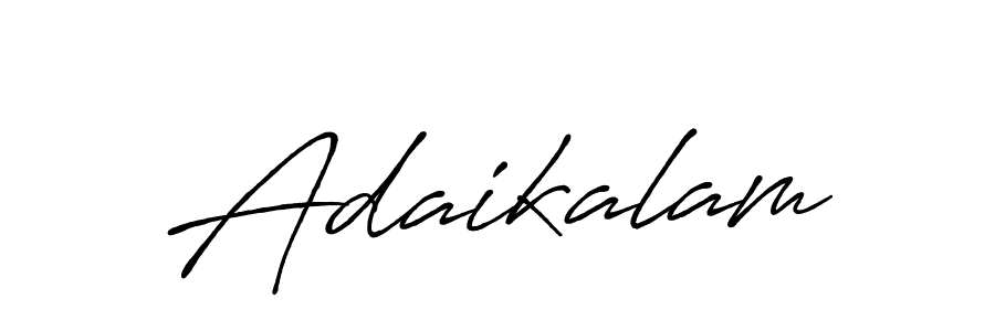 It looks lik you need a new signature style for name Adaikalam. Design unique handwritten (Antro_Vectra_Bolder) signature with our free signature maker in just a few clicks. Adaikalam signature style 7 images and pictures png