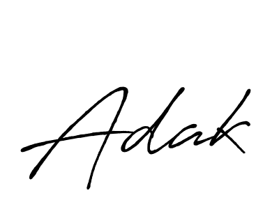 How to make Adak signature? Antro_Vectra_Bolder is a professional autograph style. Create handwritten signature for Adak name. Adak signature style 7 images and pictures png