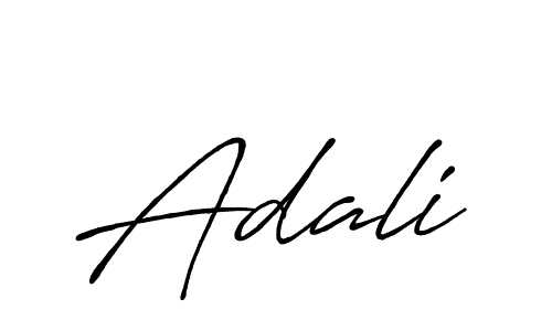 if you are searching for the best signature style for your name Adali. so please give up your signature search. here we have designed multiple signature styles  using Antro_Vectra_Bolder. Adali signature style 7 images and pictures png