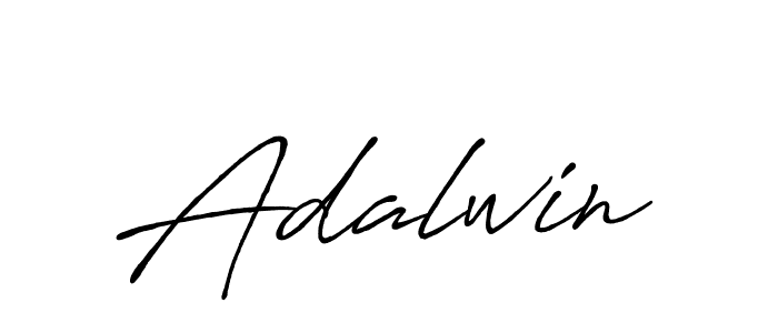 Make a beautiful signature design for name Adalwin. With this signature (Antro_Vectra_Bolder) style, you can create a handwritten signature for free. Adalwin signature style 7 images and pictures png