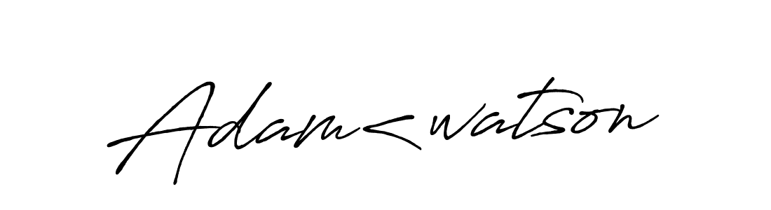 Also we have Adam<watson name is the best signature style. Create professional handwritten signature collection using Antro_Vectra_Bolder autograph style. Adam<watson signature style 7 images and pictures png