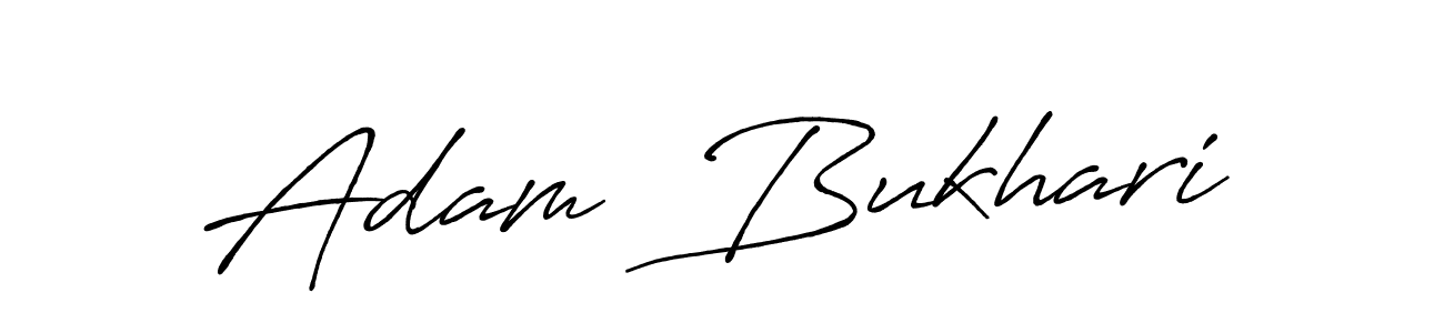 if you are searching for the best signature style for your name Adam  Bukhari. so please give up your signature search. here we have designed multiple signature styles  using Antro_Vectra_Bolder. Adam  Bukhari signature style 7 images and pictures png