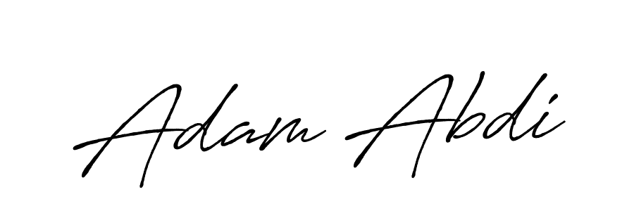 Similarly Antro_Vectra_Bolder is the best handwritten signature design. Signature creator online .You can use it as an online autograph creator for name Adam Abdi. Adam Abdi signature style 7 images and pictures png
