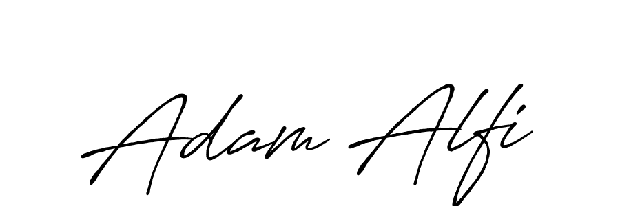 Antro_Vectra_Bolder is a professional signature style that is perfect for those who want to add a touch of class to their signature. It is also a great choice for those who want to make their signature more unique. Get Adam Alfi name to fancy signature for free. Adam Alfi signature style 7 images and pictures png