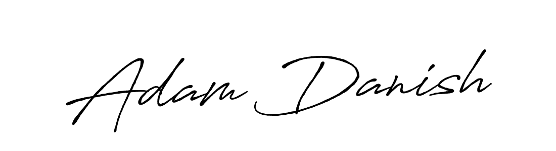 How to make Adam Danish signature? Antro_Vectra_Bolder is a professional autograph style. Create handwritten signature for Adam Danish name. Adam Danish signature style 7 images and pictures png