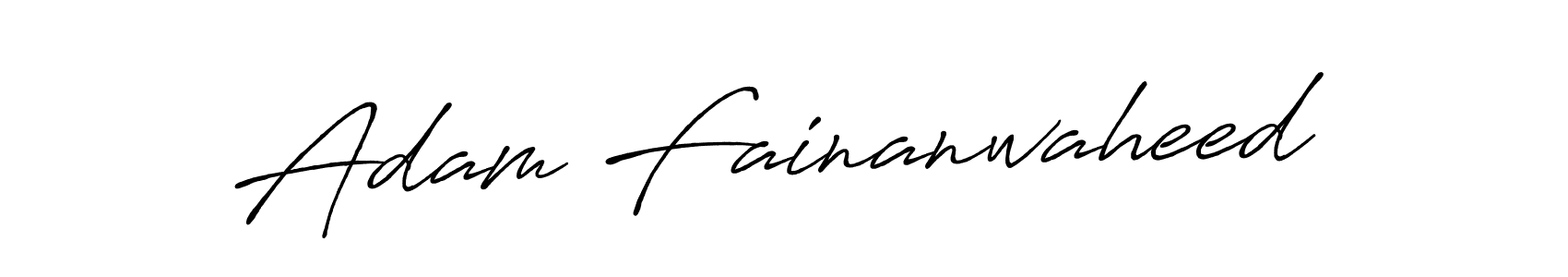 Also we have Adam Fainanwaheed name is the best signature style. Create professional handwritten signature collection using Antro_Vectra_Bolder autograph style. Adam Fainanwaheed signature style 7 images and pictures png