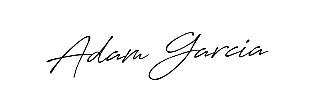 Adam Garcia stylish signature style. Best Handwritten Sign (Antro_Vectra_Bolder) for my name. Handwritten Signature Collection Ideas for my name Adam Garcia. Adam Garcia signature style 7 images and pictures png