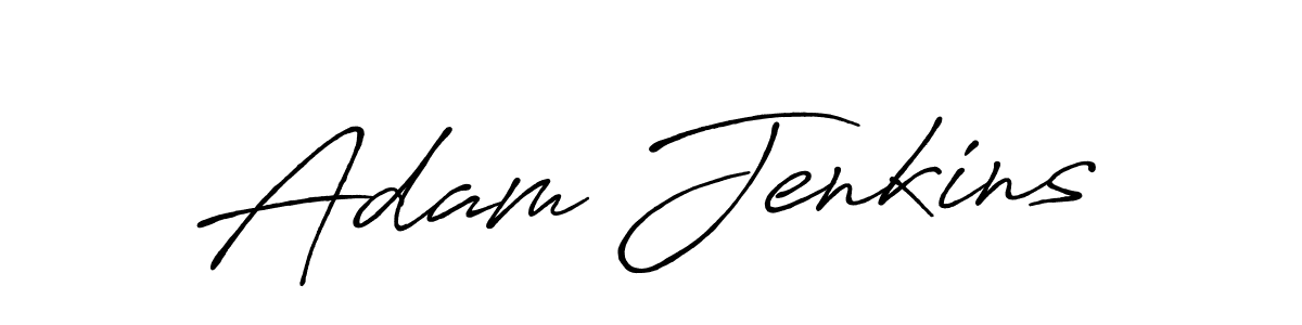 How to make Adam Jenkins name signature. Use Antro_Vectra_Bolder style for creating short signs online. This is the latest handwritten sign. Adam Jenkins signature style 7 images and pictures png