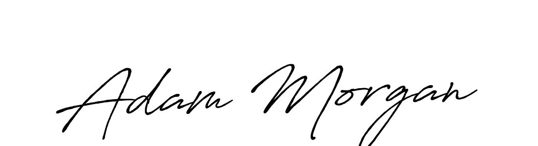 Create a beautiful signature design for name Adam Morgan. With this signature (Antro_Vectra_Bolder) fonts, you can make a handwritten signature for free. Adam Morgan signature style 7 images and pictures png