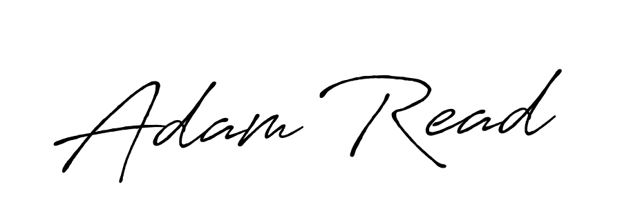 Design your own signature with our free online signature maker. With this signature software, you can create a handwritten (Antro_Vectra_Bolder) signature for name Adam Read. Adam Read signature style 7 images and pictures png