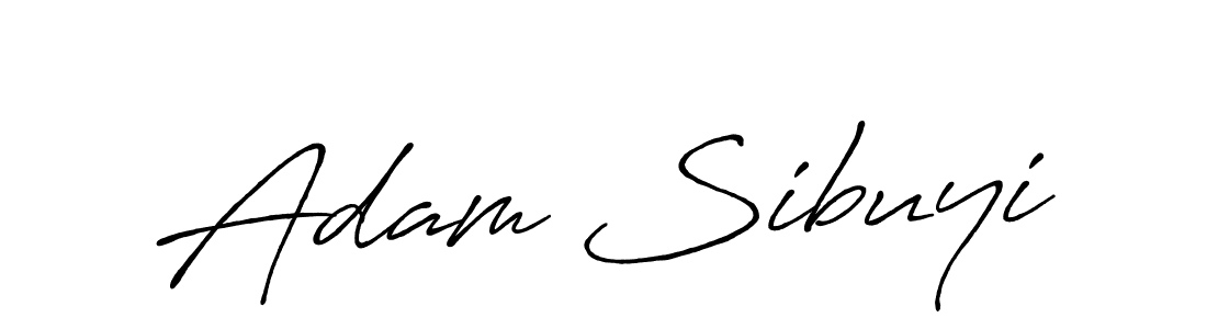 Create a beautiful signature design for name Adam Sibuyi. With this signature (Antro_Vectra_Bolder) fonts, you can make a handwritten signature for free. Adam Sibuyi signature style 7 images and pictures png