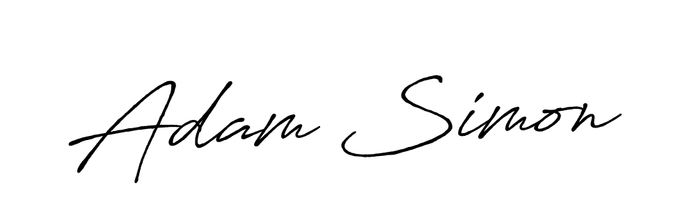 Once you've used our free online signature maker to create your best signature Antro_Vectra_Bolder style, it's time to enjoy all of the benefits that Adam Simon name signing documents. Adam Simon signature style 7 images and pictures png