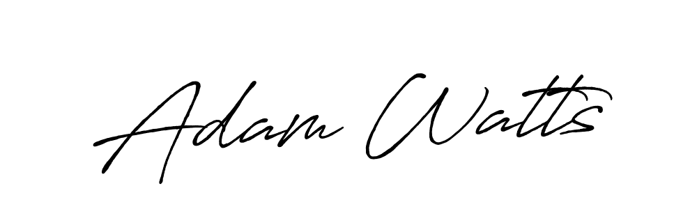 if you are searching for the best signature style for your name Adam Watts. so please give up your signature search. here we have designed multiple signature styles  using Antro_Vectra_Bolder. Adam Watts signature style 7 images and pictures png